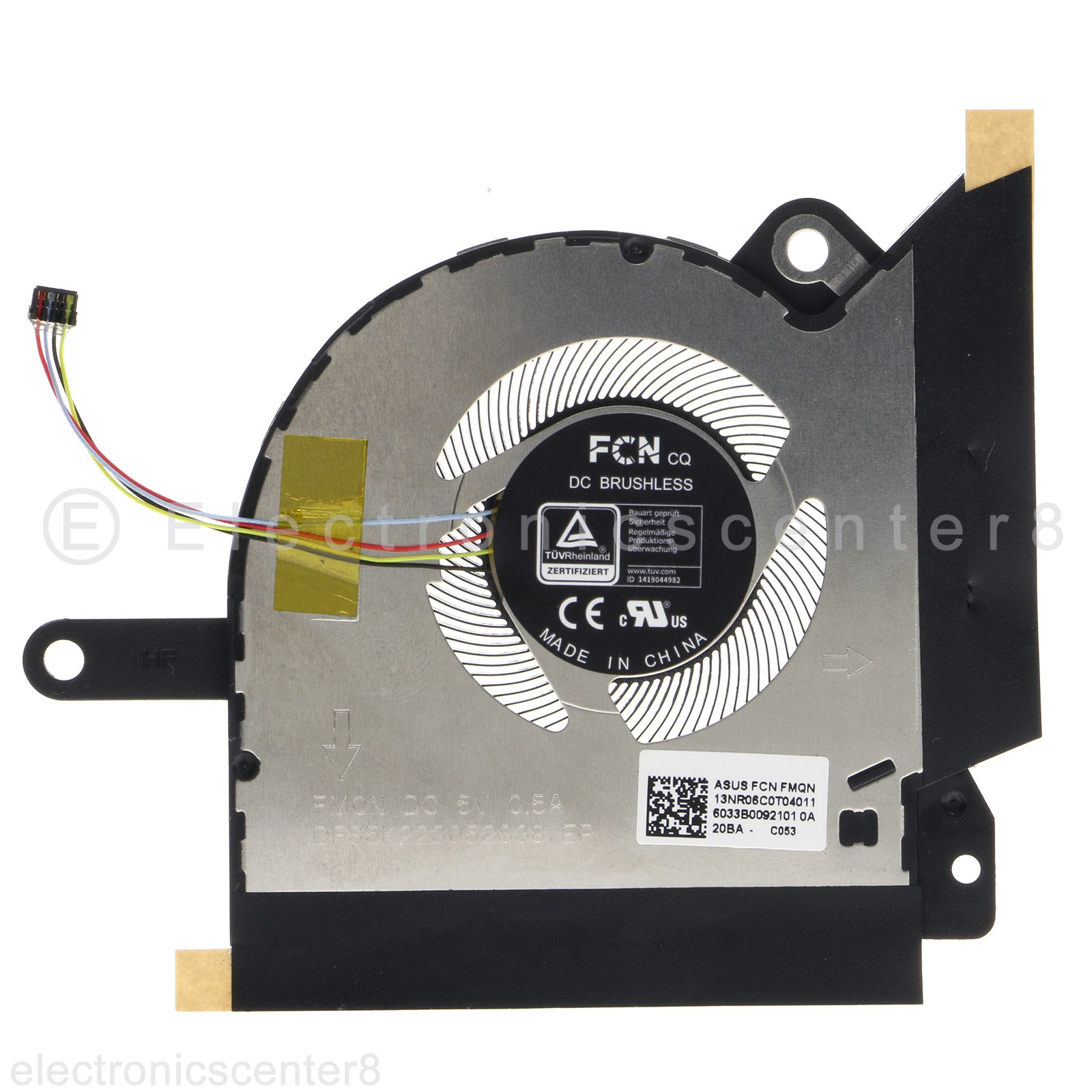 CPU & GPU Cooling Fan For ASUS ROG Flow X13 GV301QC GV301QE GV301QH FMQM FMQN