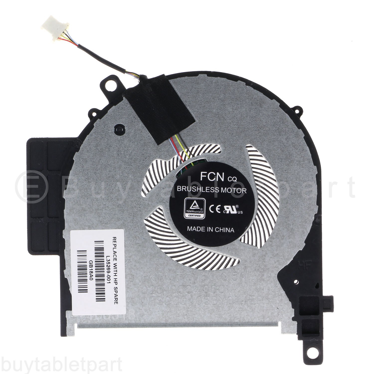 New CPU Cooling Fan For Hp Thermal Module X360 15-W154NR 807524-001